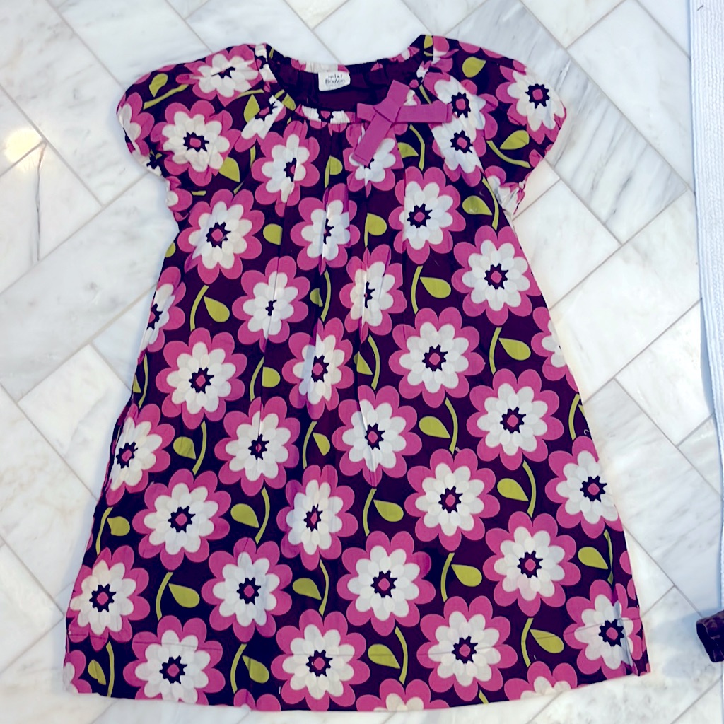 Adorable Mini Boden Floral Dress-Size 9-10y